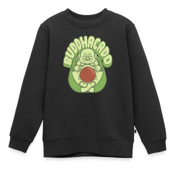 Bouddhisme bouddhiste de Bouddha - Sweat Premium enfant bio - noir - Devant - AI Model Kid Female (0cm)