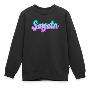 Segeln - Kinder Premium Organic Sweatshirt - Schwarz - Vorne - AI Model Kid Female (0cm)