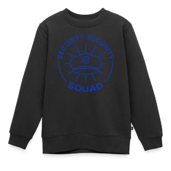 Sicherheitskommando Türsteher Security Sicherheit - Kinder Premium Organic Sweatshirt - Schwarz - Vorne - AI Model Kid Female (0cm)