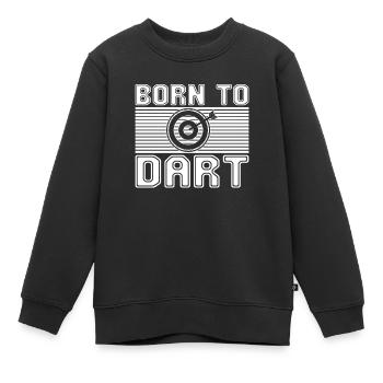 Dard - Sweat Premium enfant bio - noir - Devant - AI Model Kid Female (0cm)
