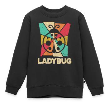 Ladybug Entomologist Ladybirds Entomology - Kinder Premium Organic Sweatshirt - Schwarz - Vorne - AI Model Kid Female (0cm)