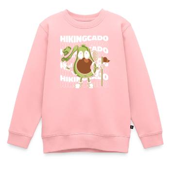Randonnée Trekking Randonneurs - Sweat Premium enfant bio - rose - Devant - AI Model Kid Female (0cm)