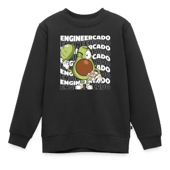 Ingenieur Meister Techniker Diplom - Kinder Premium Organic Sweatshirt - Schwarz - Vorne - AI Model Kid Female (0cm)