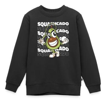Squash - Kinder Premium Organic Sweatshirt - Schwarz - Vorne - AI Model Kid Female (0cm)