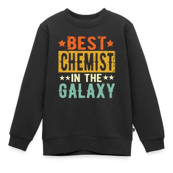 Best Chemiker ever Chemiker Geschenk - Kinder Premium Organic Sweatshirt - Schwarz - Vorne - AI Model Kid Female (0cm)