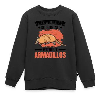 Tatou Cadeau Tatou - Sweat Premium enfant bio - noir - Devant - AI Model Kid Female (0cm)