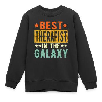 Meilleur thérapeute de tous les temps Cadeau de thérapeute - Sweat Premium enfant bio - noir - Devant - AI Model Kid Female (0cm)