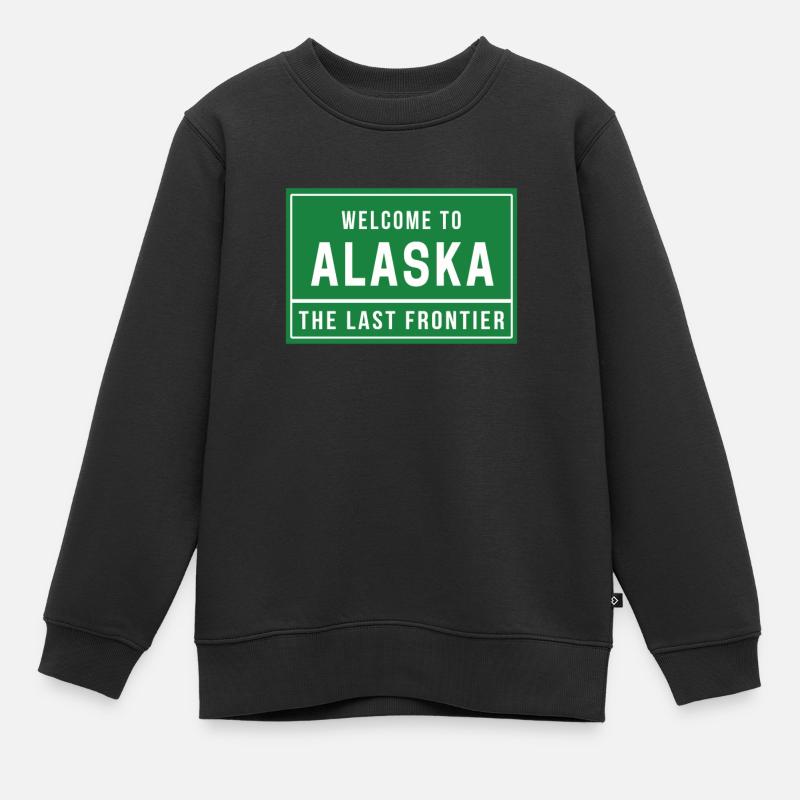 Alaska - Sweat Premium enfant bio - noir