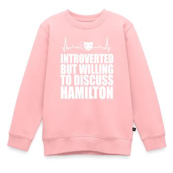 Motif de théâtre pour les acteurs de théâtre - Sweat Premium enfant bio - rose - Devant - AI Model Kid Female (0cm)