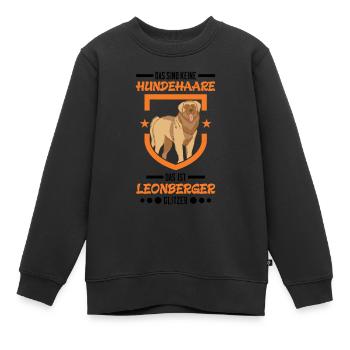 Leonberger Glitzer - Kinder Premium Organic Sweatshirt - Schwarz - Vorne - AI Model Kid Female (0cm)