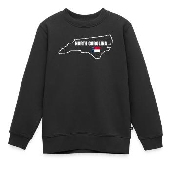 Cadeau pour les résidents de Caroline du Nord - Sweat Premium enfant bio - noir - Devant - AI Model Kid Female (0cm)