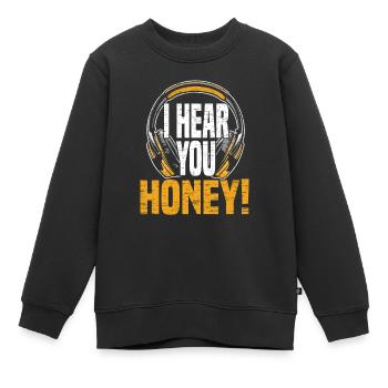 Tontechniker Sound Audio Engineer - Kinder Premium Organic Sweatshirt - Schwarz - Vorne - AI Model Kid Female (0cm)