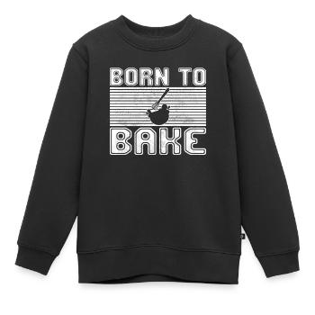 Cuire - Sweat Premium enfant bio - noir - Devant - AI Model Kid Female (0cm)