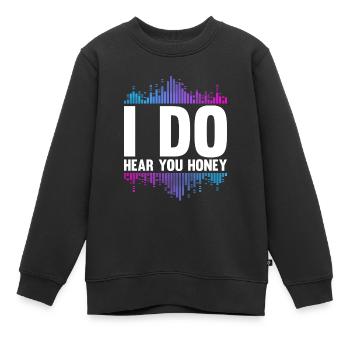 Tontechniker Sound Audio Engineer - Kinder Premium Organic Sweatshirt - Schwarz - Vorne - AI Model Kid Female (0cm)