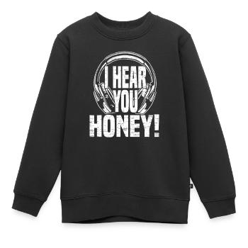 Tontechniker Sound Audio Engineer - Kinder Premium Organic Sweatshirt - Schwarz - Vorne - AI Model Kid Female (0cm)
