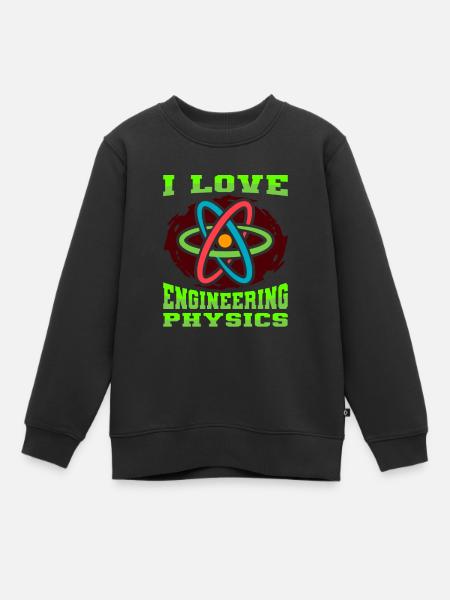 Physik Physiker - Kinder Premium Organic Sweatshirt - Schwarz