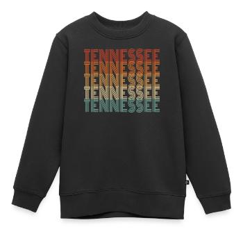 Cadeau des habitants du Tennessee - Sweat Premium enfant bio - noir - Devant - AI Model Kid Female (0cm)