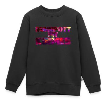 Ruhrpott Kirmes Ruhrgebiet Pottsprache Ruhrpott - Kinder Premium Organic Sweatshirt - Schwarz - Vorne - AI Model Kid Female (0cm)