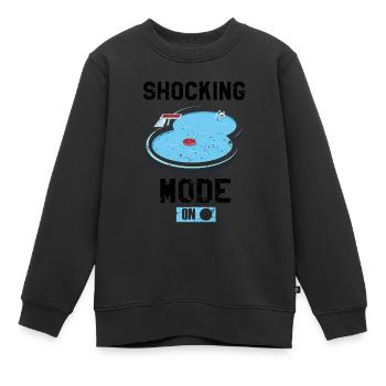 Conceptions de sauveteurs pour les techniciens de piscine - Sweat Premium enfant bio - noir - Devant - AI Model Kid Female (0cm)