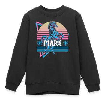 Mare Norse Mythology Germanic Folklore - Kids Premium Organic Sweatshirt - black - Front - AI Model Kid Female (0cm)