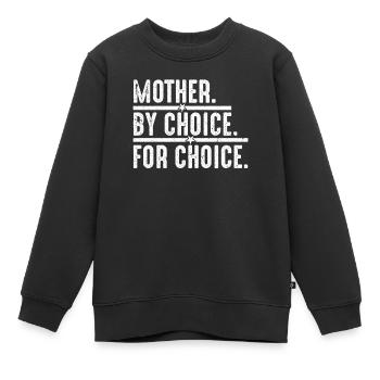 Mutter nach Wahl - Kinder Premium Organic Sweatshirt - Schwarz - Vorne - AI Model Kid Female (0cm)