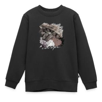 Balkan Jugo - Jugoslawien - Spruch - cevape - - Kinder Premium Organic Sweatshirt - Schwarz - Vorne - AI Model Kid Female (0cm)
