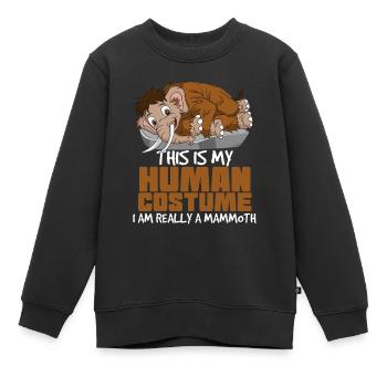 Mammut - Kinder Premium Organic Sweatshirt - Schwarz - Vorne - AI Model Kid Female (0cm)