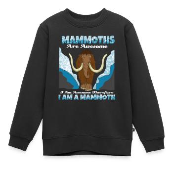 Mammut - Kinder Premium Organic Sweatshirt - Schwarz - Vorne - AI Model Kid Female (0cm)