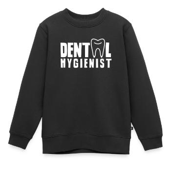 Équipe d’hygiénistes dentaires Dentiste Hygiène dentaire - Sweat Premium enfant bio - noir - Devant - AI Model Kid Female (0cm)