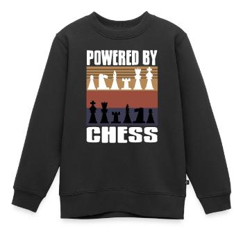 Retro Awesome Chess T-Shirt Present Gift - Kinder Premium Organic Sweatshirt - Schwarz - Vorne - AI Model Kid Female (0cm)