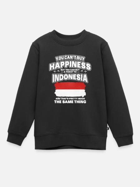 Indonésie - Sweat Premium enfant bio - noir
