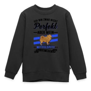 Mittelspitz Besitzer - Kinder Premium Organic Sweatshirt - Schwarz - Vorne - AI Model Kid Female (0cm)