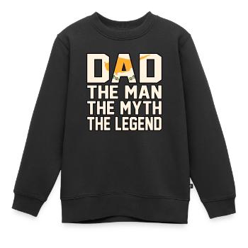 Zypern - Kinder Premium Organic Sweatshirt - Schwarz - Vorne - AI Model Kid Female (0cm)