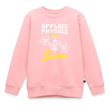 Physicien physicien - Sweat Premium enfant bio - rose - Devant - AI Model Kid Female (0cm)