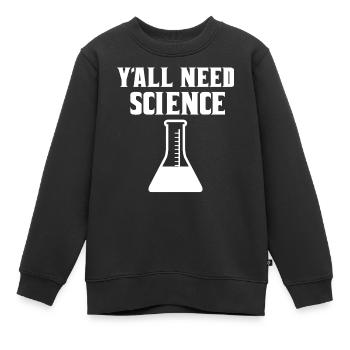 Safari Wildlife Afrika die großen 5 Zoologie - Kinder Premium Organic Sweatshirt - Schwarz - Vorne - AI Model Kid Female (0cm)