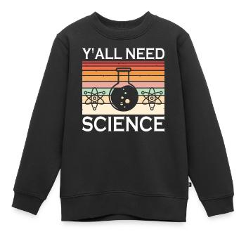 Safari Wildlife Afrika die großen 5 Zoologie - Kinder Premium Organic Sweatshirt - Schwarz - Vorne - AI Model Kid Female (0cm)