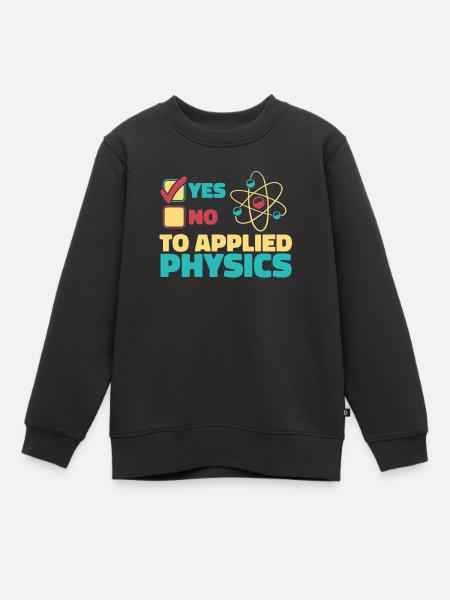 Physik Physiker - Kinder Premium Organic Sweatshirt - Schwarz