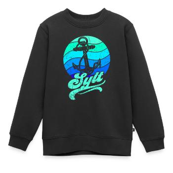 Sylt - Kinder Premium Organic Sweatshirt - Schwarz - Vorne - AI Model Kid Female (0cm)
