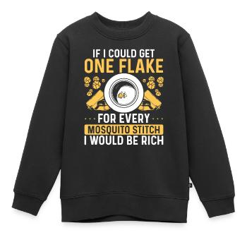 Gold Panner Mosquito Stiches Prospector Miner - Kinder Premium Organic Sweatshirt - Schwarz - Vorne - AI Model Kid Female (0cm)