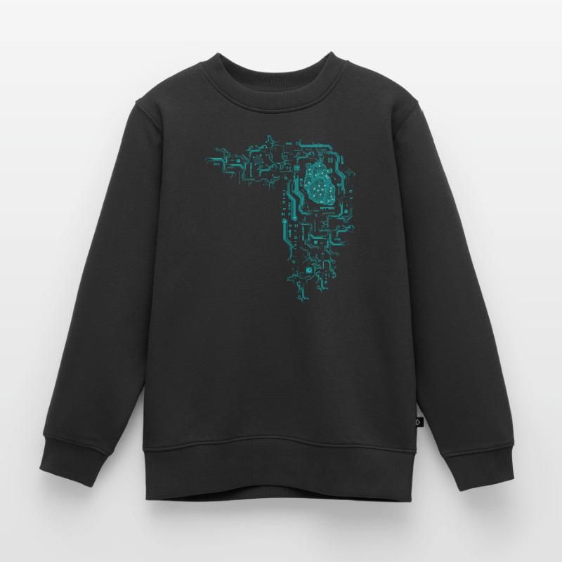 Informatiker Informatik Programmierer Nerd Geek Kinder Premium Organic Sweatshirt