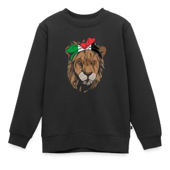 Palestine Palestine Filistin Palestinien - Sweat Premium enfant bio - noir - Devant - AI Model Kid Female (0cm)