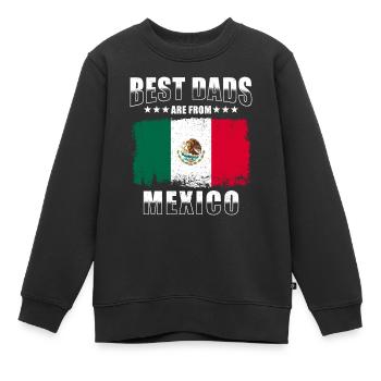 Mexikanischer Vater - Kinder Premium Organic Sweatshirt - Schwarz - Vorne - AI Model Kid Female (0cm)