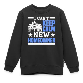 Propriétaire Propriétaire Cadeau Propriétaire Propriétaire - Sweat Premium enfant bio - noir - Devant - AI Model Kid Female (0cm)
