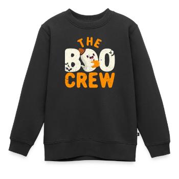 The Boo Crew Passendes Halloween-Pärchen Hexe - Kinder Premium Organic Sweatshirt - Schwarz - Vorne - AI Model Kid Female (0cm)