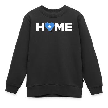 Somalia Heimat Somalia Flagge Somalia Liebe - Kinder Premium Organic Sweatshirt - Schwarz - Vorne - AI Model Kid Female (0cm)