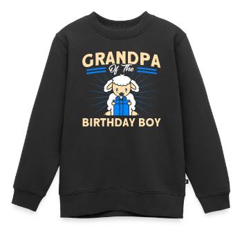Schafzucht Landwirt Nutztier Schafe Geschenk - Kinder Premium Organic Sweatshirt - Schwarz - Vorne - AI Model Kid Female (0cm)