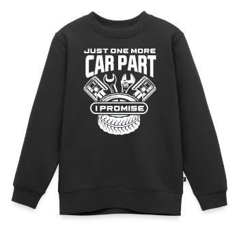 Automechaniker Teile - Kinder Premium Organic Sweatshirt - Schwarz - Vorne - AI Model Kid Female (0cm)