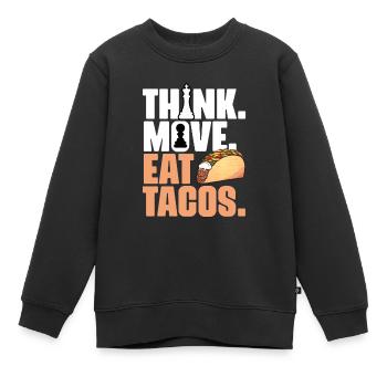 Lustiges Brettspiel Grandmaster für einen - Kinder Premium Organic Sweatshirt - Schwarz - Vorne - AI Model Kid Female (0cm)