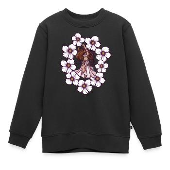 Danseuse du ventre - Sweat Premium enfant bio - noir - Devant - AI Model Kid Female (0cm)