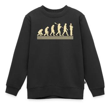 Directeur des ventes Evolution - Sweat Premium enfant bio - noir - Devant - AI Model Kid Female (0cm)